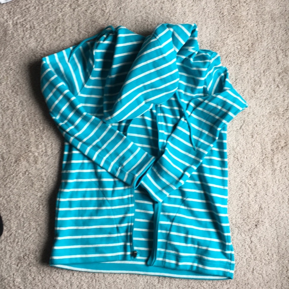 L. L. Bean French sailor hoodie zip XS